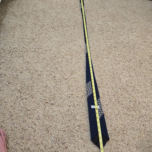 Prange-Way Tie Blue 56" Long - Picture 6 of 7